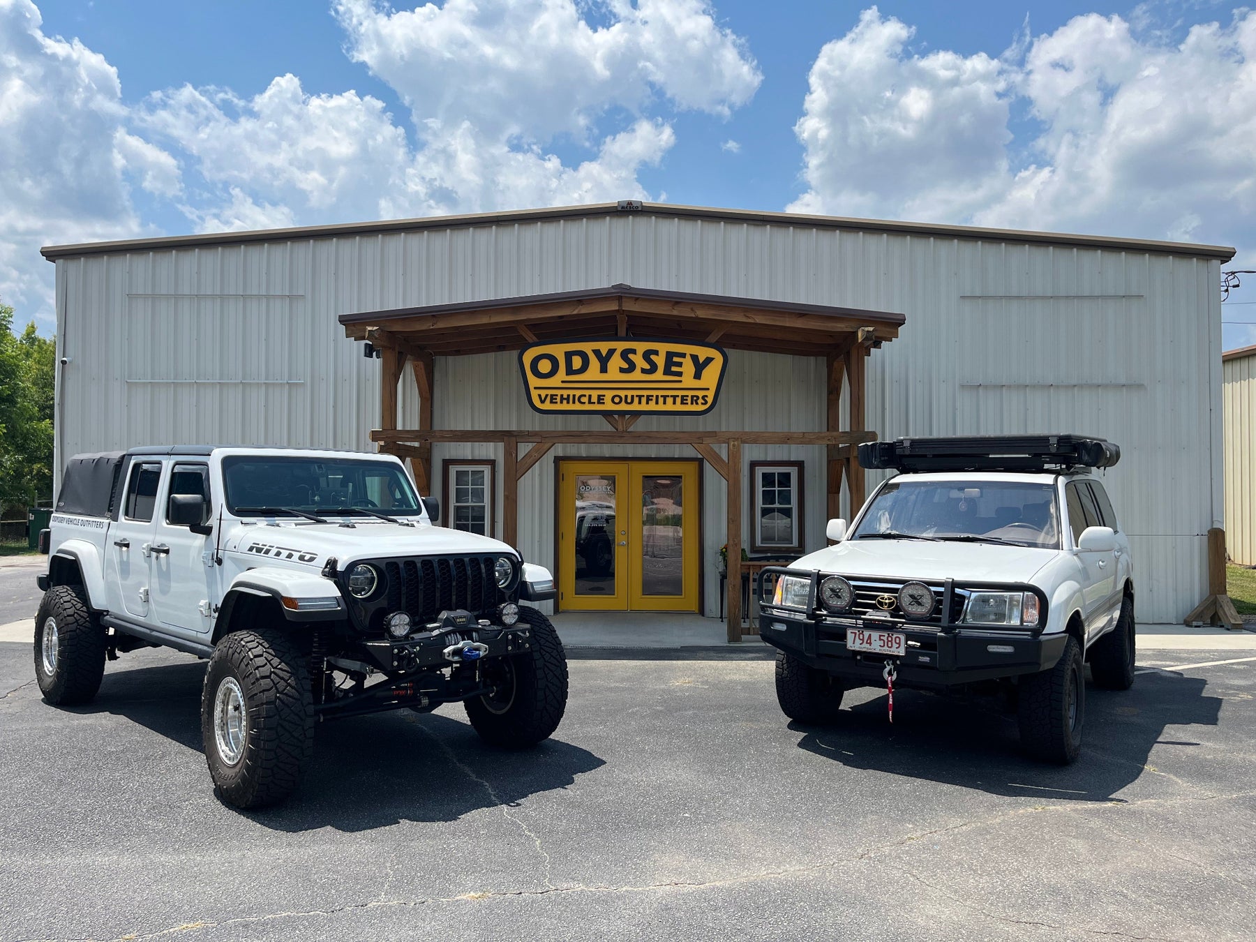 Odyssey Vehicle Outfitters, and off road, 4x4, overland, and truck accessory shop in Greenville, SC